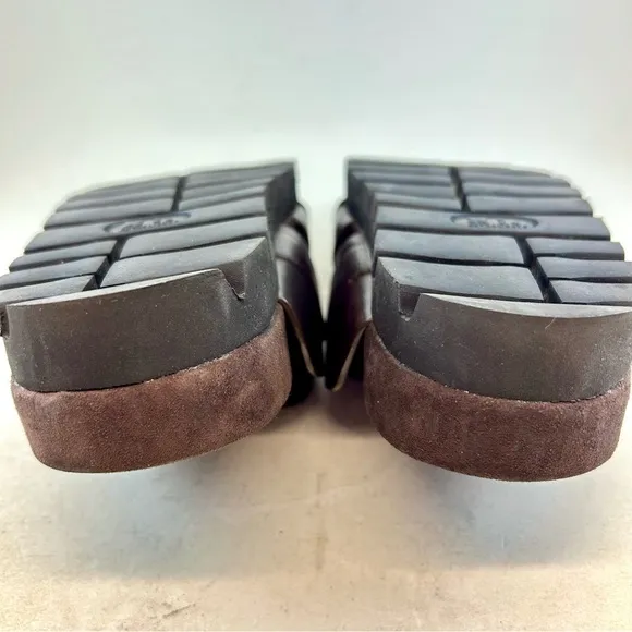 Grenson Brown Dotty Buckle Fisherman Sandals Clogs, size UK 3 EU 36 US 6