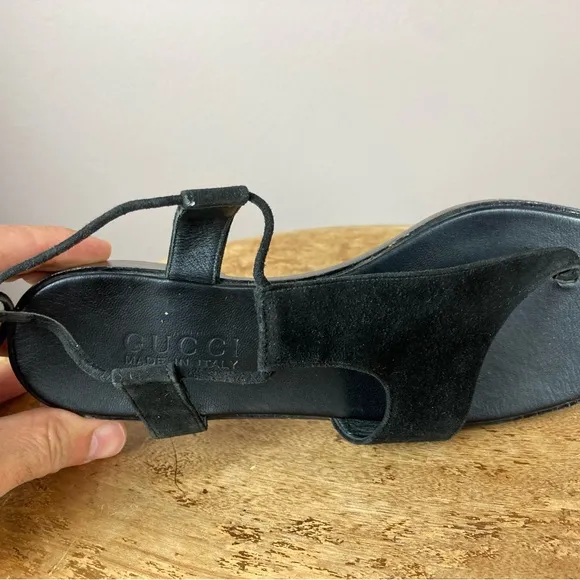 Gucci Leather Sandals - 37C