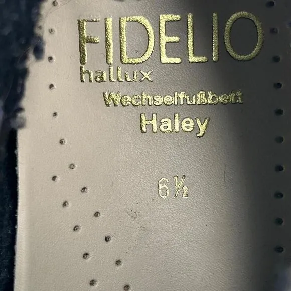 Hallux Fidelio Hayley Women’s Side Zip Booties US 8.5 Tan Leather Lace-Up Shoes