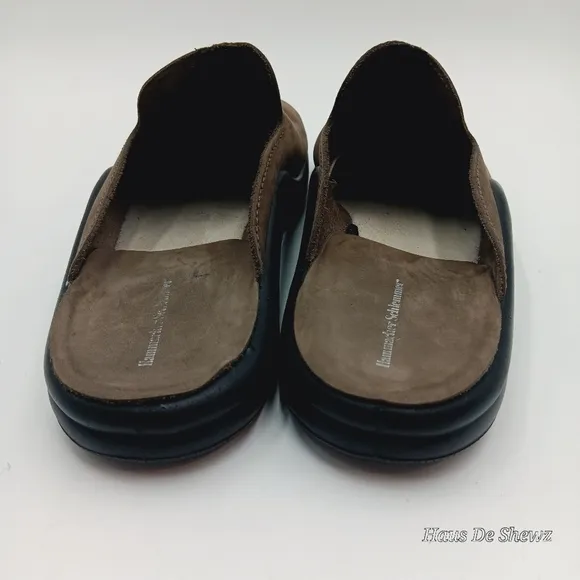 Hammacher Schlemmer Slippers The Gentleman's Walk On Mules Slip On size 43