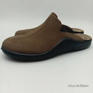 Hammacher Schlemmer Slippers The Gentleman's Walk On Mules Slip On size 43