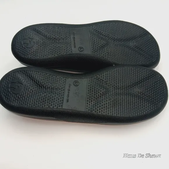 Hammacher Schlemmer Slippers The Gentleman's Walk On Mules Slip On size 43