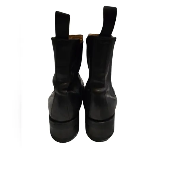 Harley Davidson Boots Women Leather Chelsea Ankle Block Heel Bike Moto Cruise 9