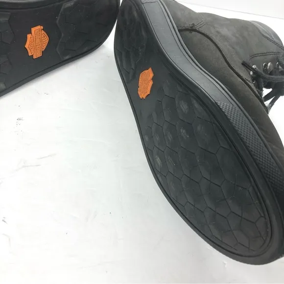 Harley Davidson Mens Watkins lace riding shoes size 9 M Black Motorcycle