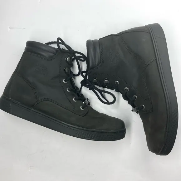 Harley Davidson Mens Watkins lace riding shoes size 9 M Black Motorcycle