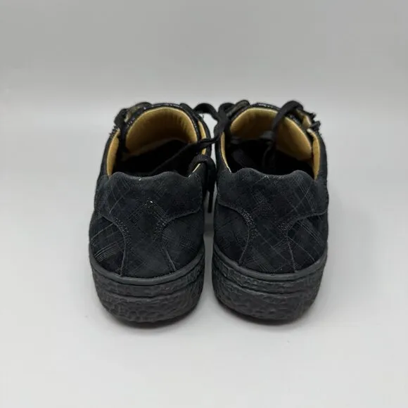 Hartjes Phil Black Side Zip Comfort Shoes Sneakers Women’s Size 6 Suede