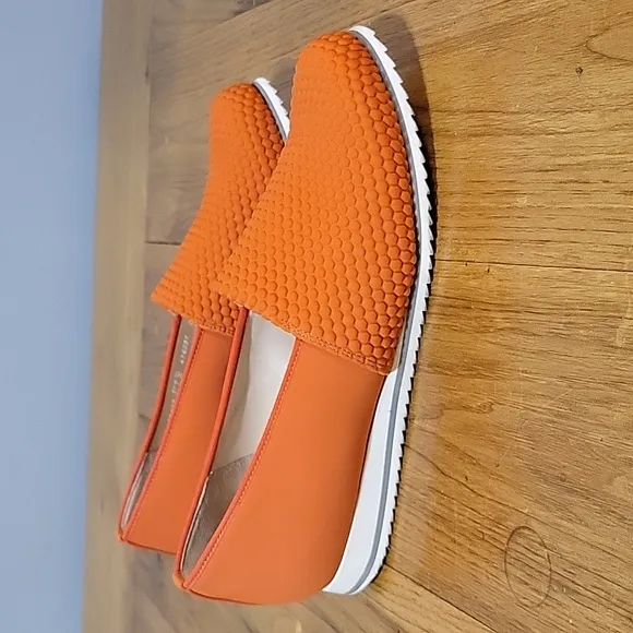 Hassia Piacenzia size 9.5 (7.5 UK) stretch schwartz burnt orange slip on…