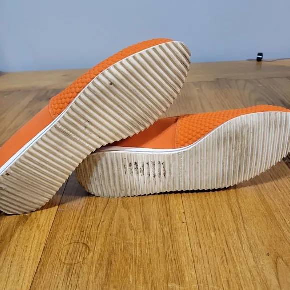 Hassia Piacenzia size 9.5 (7.5 UK) stretch schwartz burnt orange slip on…