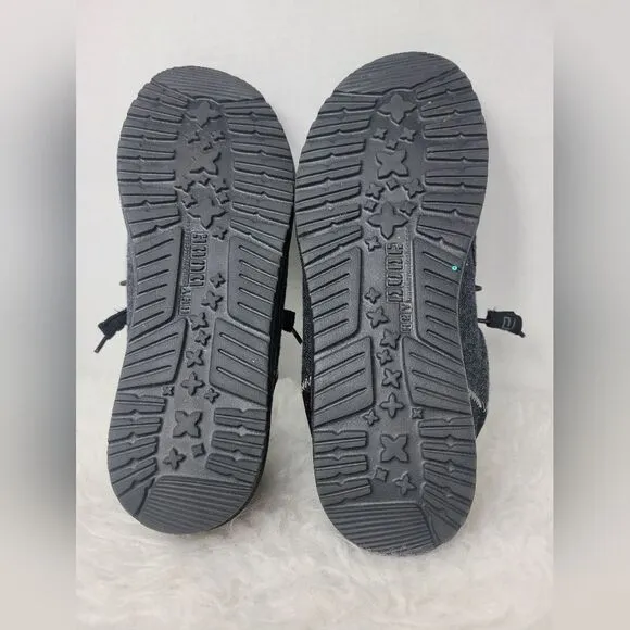 Hey Dude Men's Wally Funk Wool Black Aztec  Men’s Shoes Size 9 US 42 EUR