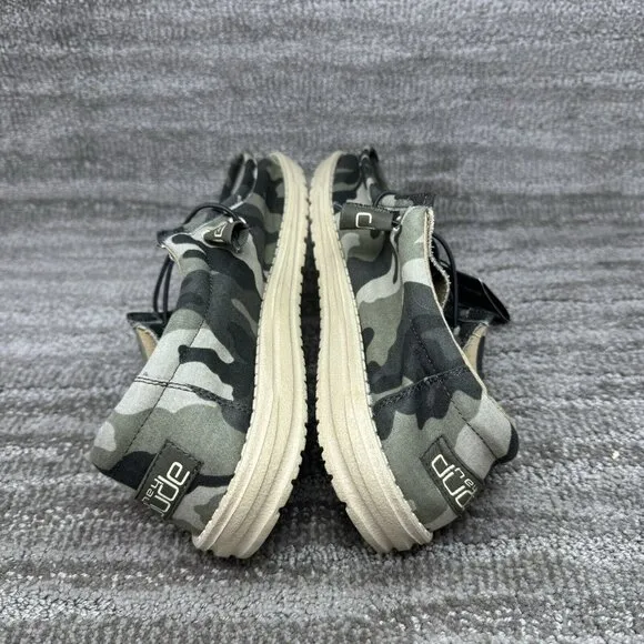 Hey Dude Wally Camouflage Multi Camo Shoes Slip On Men’s Size 9 BRAND NEW