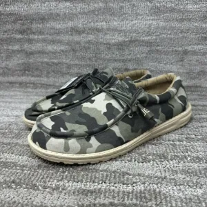 Hey Dude Wally Camouflage Multi Camo Shoes Slip On Men’s Size 9 BRAND NEW