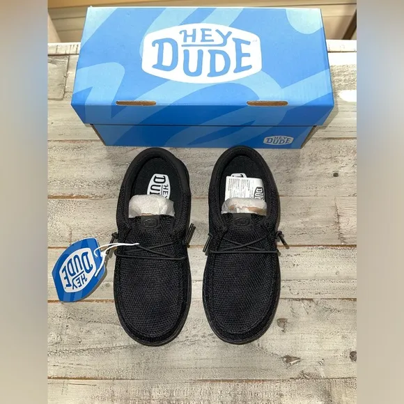 Hey Dude Wally Sox Slip-On Shoes / toddler / kids youth size 12 NWT