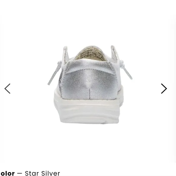 Hey Dude Wendy Youth Star Silver