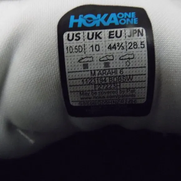 HOKA hokas arahi 6 mens size 10.5D