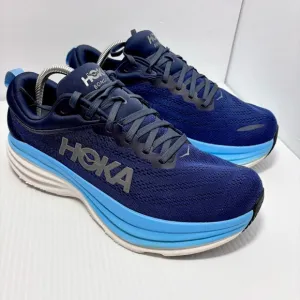 Hoka Men's Bondi 8 Sneaker, Outer Space/All Aboard, Size 9