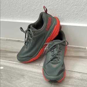 Hoka Men's Gray and Red Running Shoes 11.5 Wide