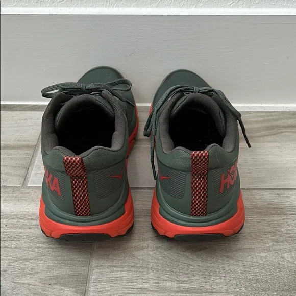 Hoka Men's Gray and Red Running Shoes 11.5 Wide