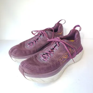 Hoka One One Bondi 6 purple running shoes