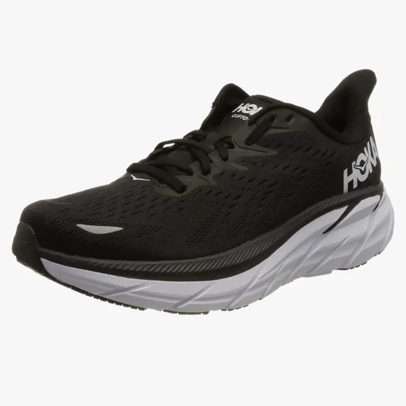 Hoka One One Clifton Black Running Shoes Sneakers
