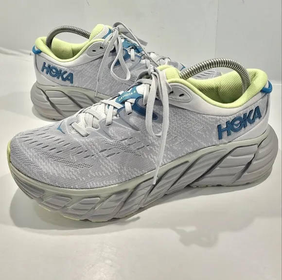 HOKA ONE ONE MEN'S GAVIOTA 4 RUNNING SHOES SIZE 8.5D GREY