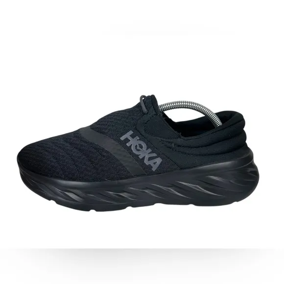 Hoka One One Ora Recovery 2 Mens Size 10 Black Running Shoes Sneaker Casual