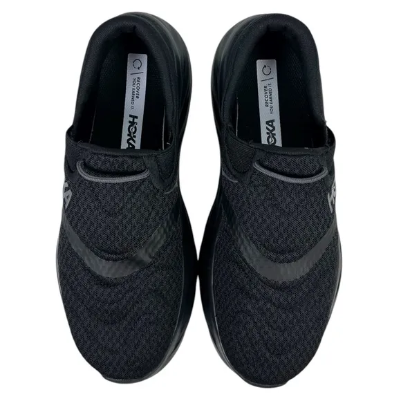 Hoka One One Ora Recovery 2 Mens Size 10 Black Running Shoes Sneaker Casual