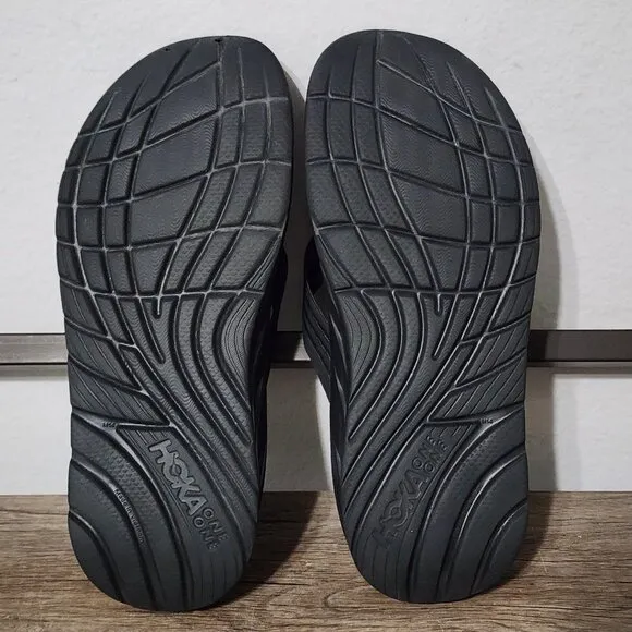 Hoka One One Ora Recovery Flip Men's Sandals Shoes Size 14 Black