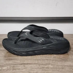 Hoka One One Ora Recovery Flip Men's Sandals Shoes Size 14 Black
