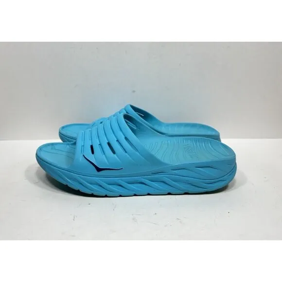 Hoka One One Ora Recovery Men’s Size 13 Slide Sandals Shoes Blue