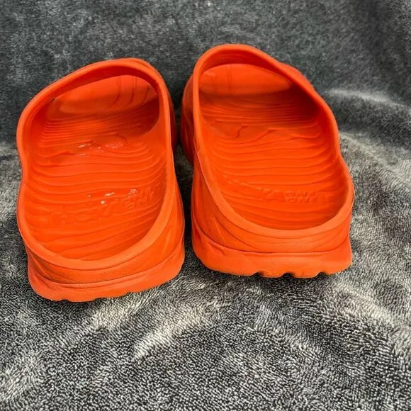 Hoka one One Ora Recovery Slide Men’s Size 13 Orange Sandals