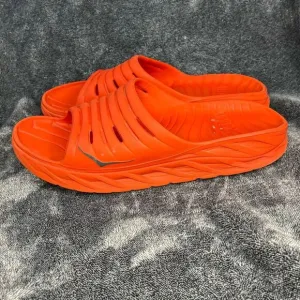 Hoka one One Ora Recovery Slide Men’s Size 13 Orange Sandals