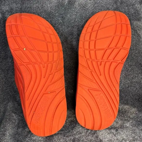 Hoka one One Ora Recovery Slide Men’s Size 13 Orange Sandals