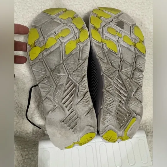 Hoka One One - Rincon 2 Striped Mesh Running Sneakers‎ - Yellow ,size 10 mens