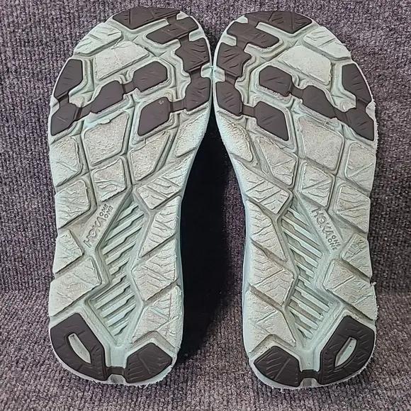 Hoka One One Rincon Shoes Sneakers Gray Aqua Sky Women Size 9/ EU 41 1/3