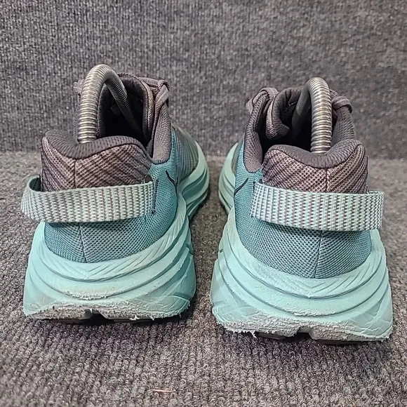 Hoka One One Rincon Shoes Sneakers Gray Aqua Sky Women Size 9/ EU 41 1/3