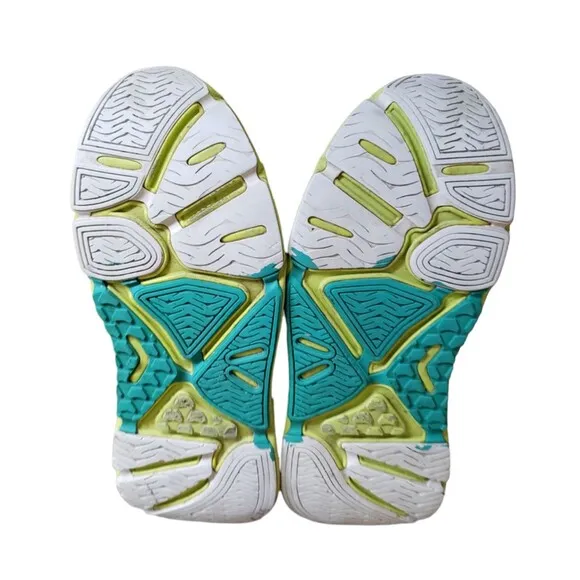 Hoka One One Stinson Lite Running Shoes Women's Size 8.5 Lime Blue  no Insoles