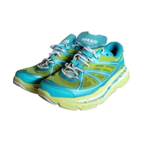 Hoka One One Stinson Lite Running Shoes Women's Size 8.5 Lime Blue  no Insoles