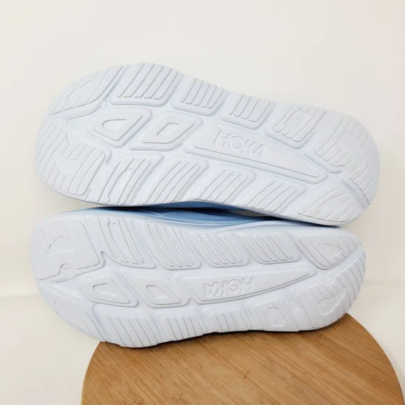 Hoka Sandals Mens 10 Ora Recovery Slide 3 Slip On Pool Beach Blue Shoes