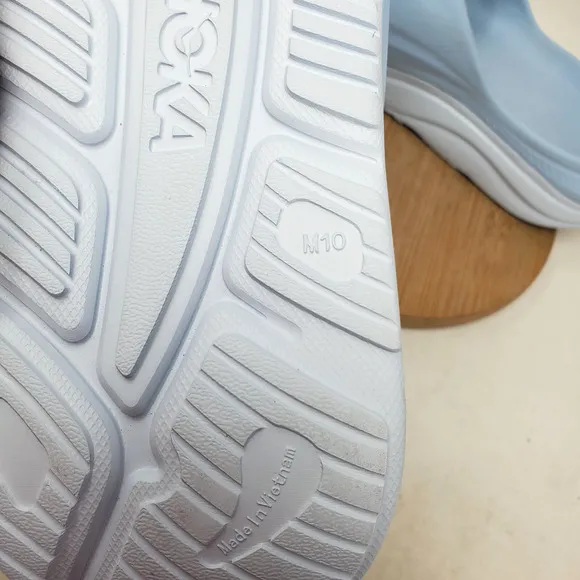 Hoka Sandals Mens 10 Ora Recovery Slide 3 Slip On Pool Beach Blue Shoes