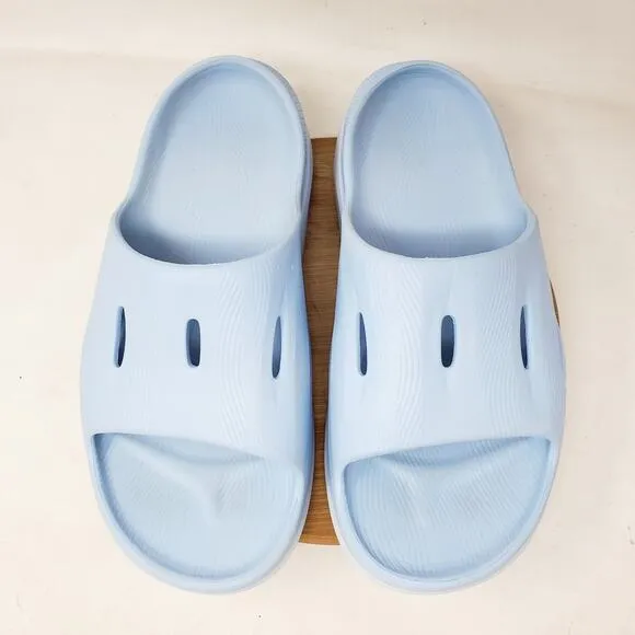 Hoka Sandals Mens 10 Ora Recovery Slide 3 Slip On Pool Beach Blue Shoes