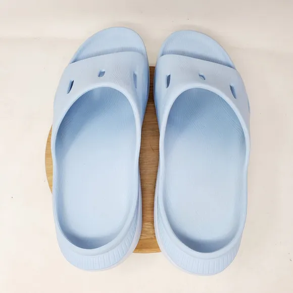 Hoka Sandals Mens 10 Ora Recovery Slide 3 Slip On Pool Beach Blue Shoes