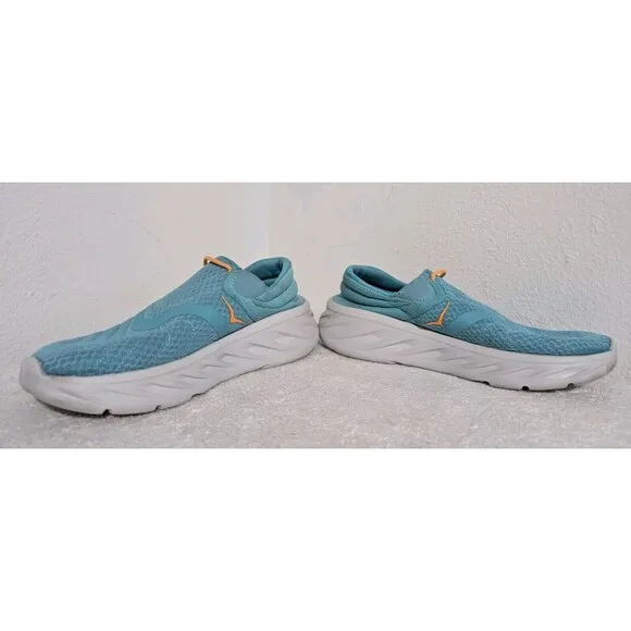 Hoka Shoes Ora Recovery 2 Aqua Blazing Orange Slip On Shoe 1119397 Abor Men’s 9