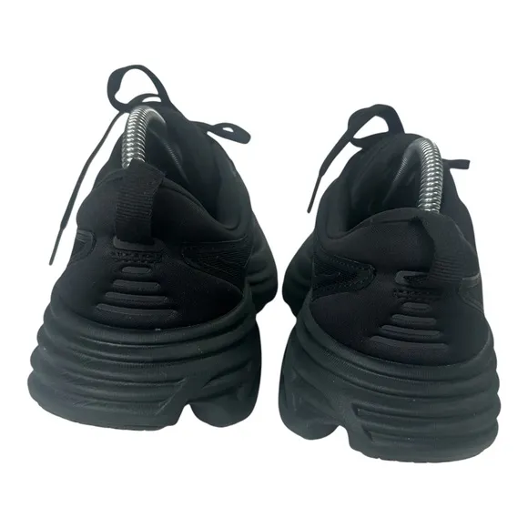 Hoka Women's Bondi 8 Black Wide Width Sneaker. Sz: 9.5W