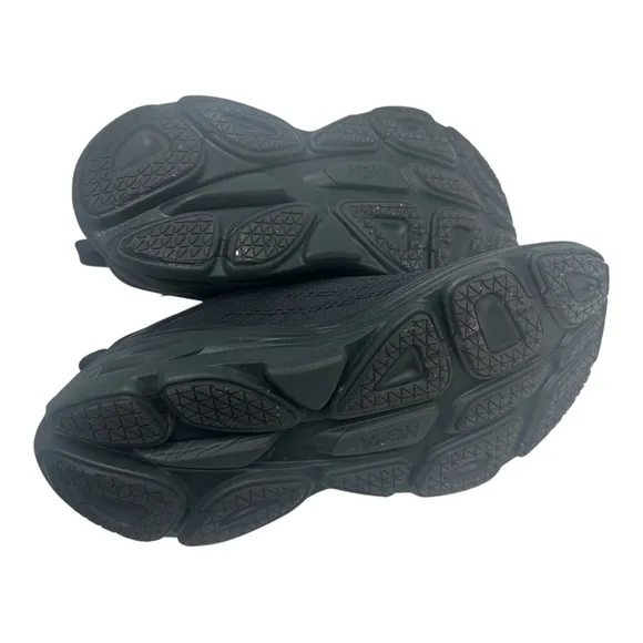 Hoka Women's Bondi 8 Black Wide Width Sneaker. Sz: 9.5W