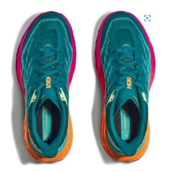 HOKA Women's Speedgoat 5 Trail‎ Running Sneakers, Deep Lake