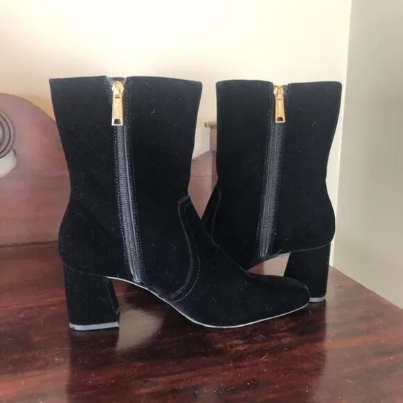 IMNYC Isaac Mizrahi NWOB Velvet Ankle Boot 6.5