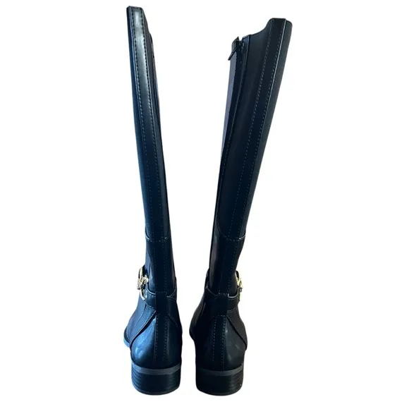 INC International Concepts Faron Black Knee High Riding Boot Size 5