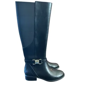 INC International Concepts Faron Black Knee High Riding Boot Size 5