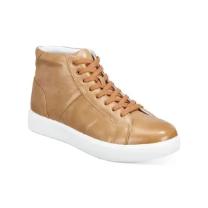 INC Mens Beige Comfort Rhett Round Toe Platform Athletic Sneakers Shoes 8 M