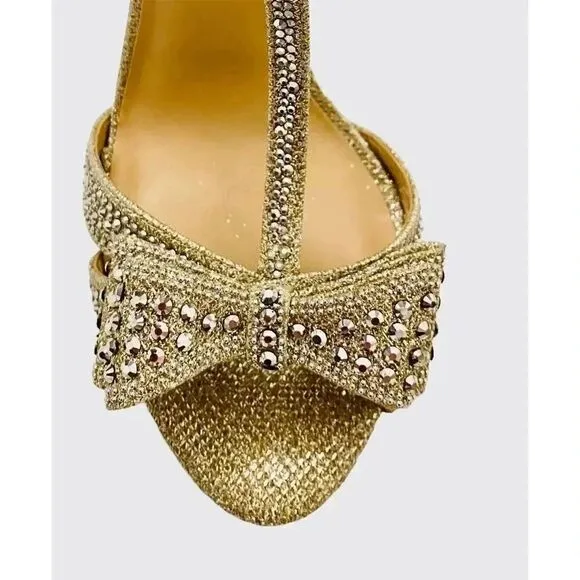 INC Crystal Open Toe with bow Sandals